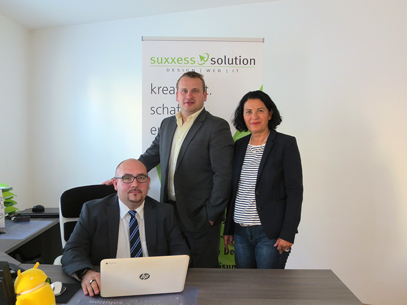 suxxess solution DESIGN-WEB-IT Abteilung Eröffnung
